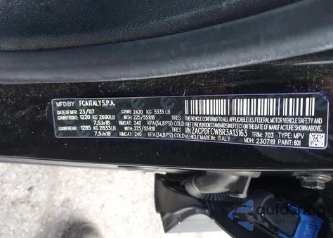 2024 Dodge Hornet R/T Eawd из США, поврежденный, VIN ZACPDFCW8R3A13163